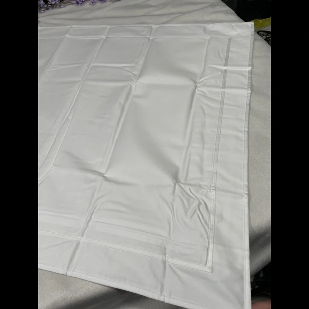 NIB Lauren Ralph Lauren Spencer Cotton‎ Sateen Border King Sham